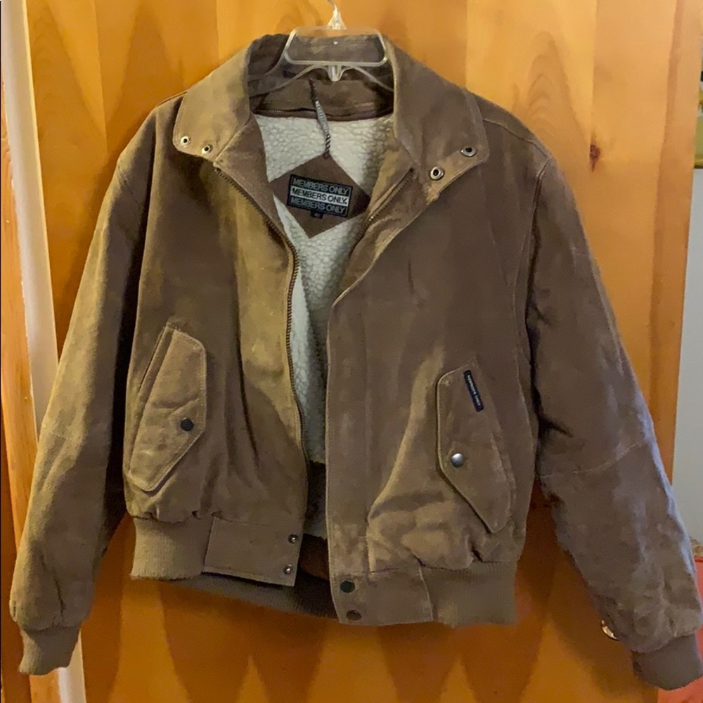 Vintage Members Only leather jacket